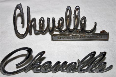Muscle Car / Vintage Car Emblems / 1969-70s, Chevrolet Chevelle, Car Badges