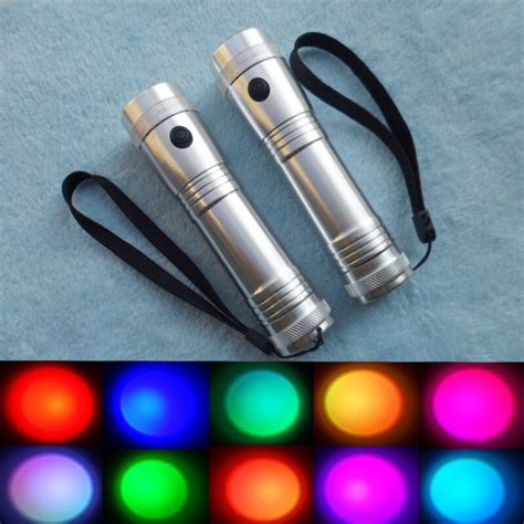 The New Patent Led Full Color 10 Color Flashlight 530 In Led