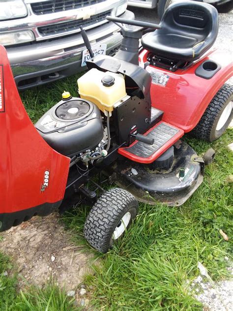 Fill your cart with color today! Craftsman lt2000 riding lawn mower for parts for Sale in ...