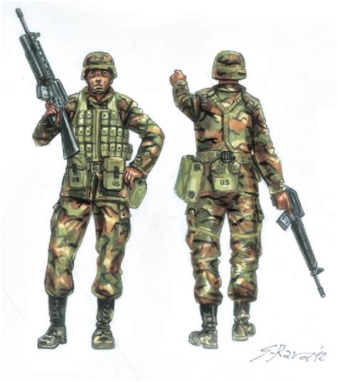 Us Infantry 1990 2000 Model Do Sklejania Italeri 6168