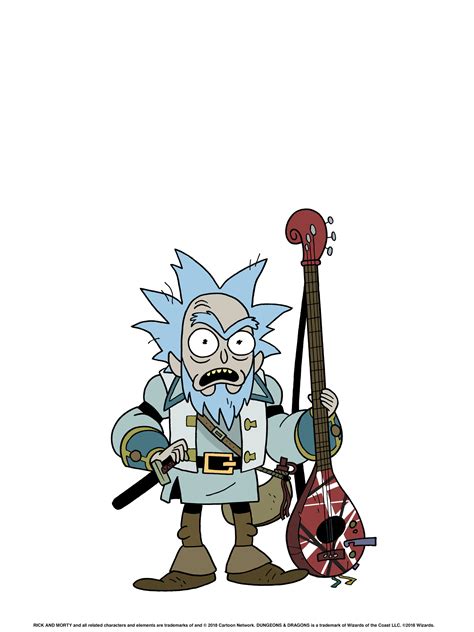A page for describing characters: Rick and Morty Roll the Dice with Dungeons & Dragons ...