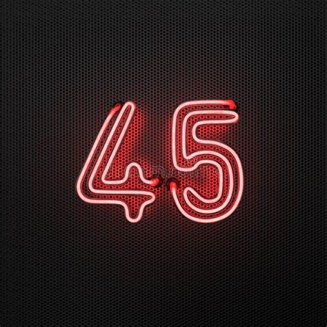 Glowing Red Neon Number 17 Celebration Stock Illustration Illustration Of Banner Luxury