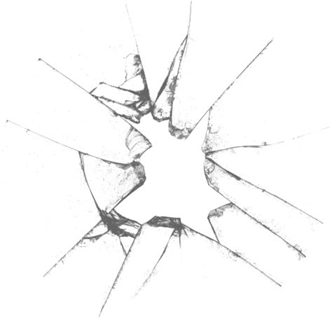 Broken Glass Transparent Background - Transparent Glass Crack Png png image