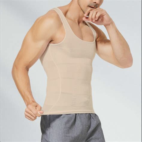 Gynecomastia Compression Shirt Men Slimming Shapewear To Hide Man Boobs Moobs Us Ebay