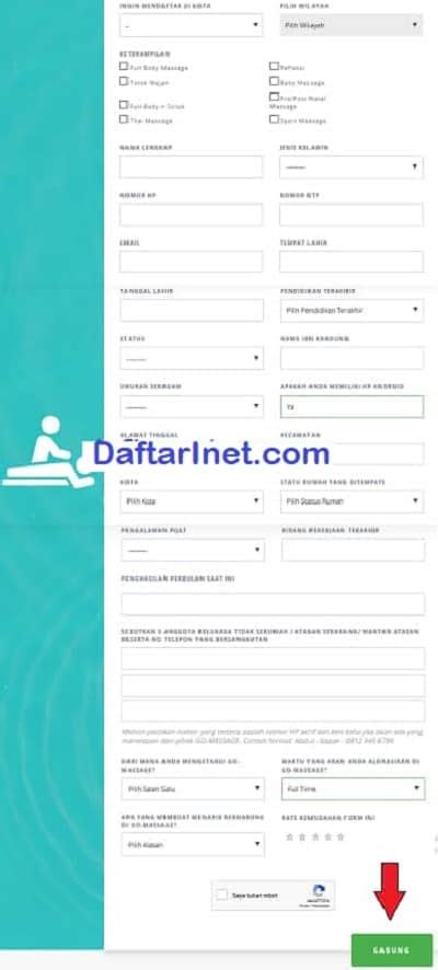 √ Cara Daftar Go Massage 2023 Online Via Hp Dan Laptop Mudah Disini Daftar Inet Media