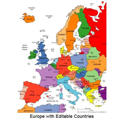 Printable Map Of Western Europe That Are Lively Derrick Website