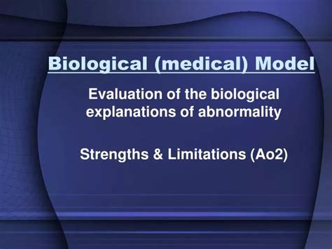 Ppt Biological Medical Model Powerpoint Presentation Free Download