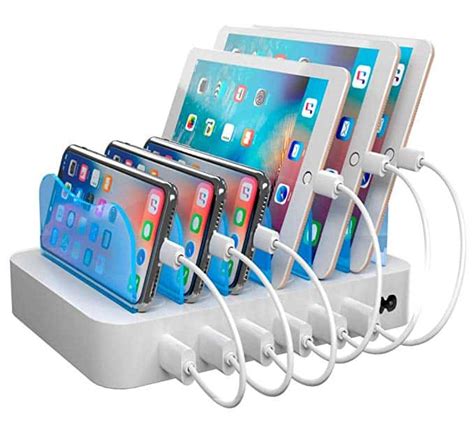 10 Multi Device Charging Station Organizers That Will Declutter Your Desk