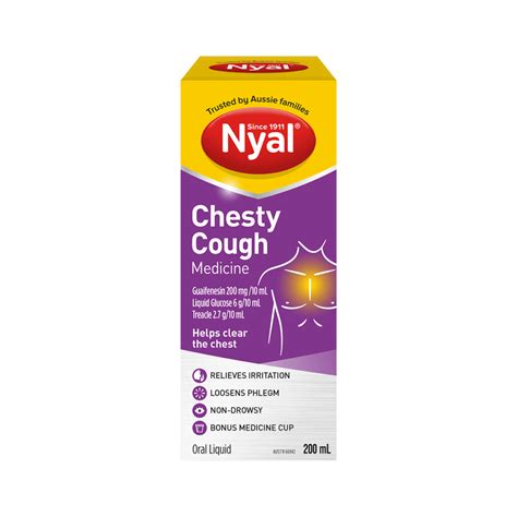 Nyal Chesty Cough Medicine 200ml Nyal