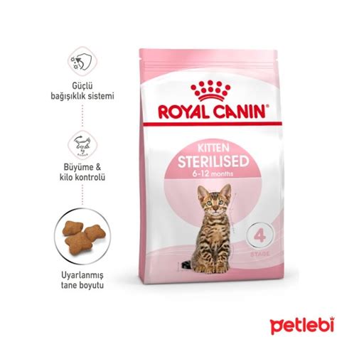 Royal Canin Kitten Sterilised Kısırlaştırılmış Yavru Kedi Maması 2kg