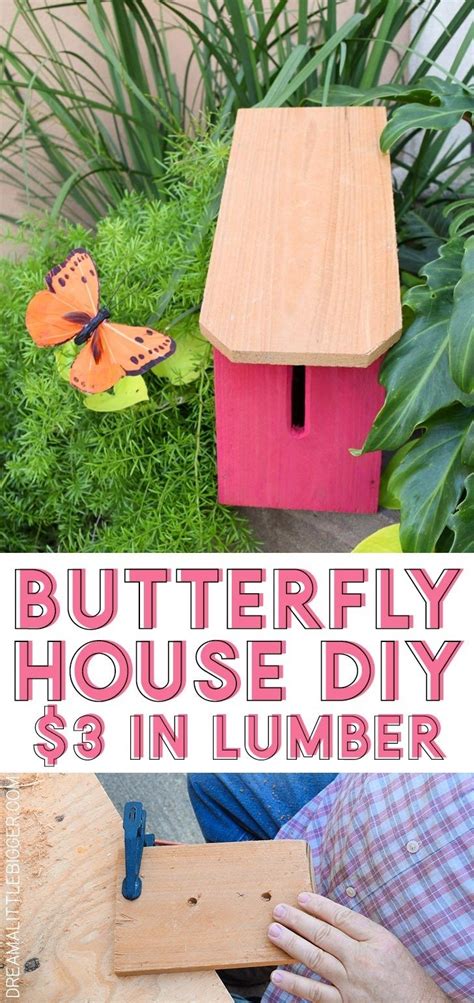 Build A Butterfly House With 3 In Lumber ⋆ Dream A Little Bigger