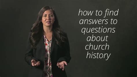 How To Answer Questions About Lds Church History Mormonism Youtube