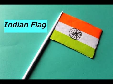 Download this image for free in hd resolution the choice download button below. DIY - Flag | Jhanda | Tiranga | How To Make Flag Of India ...