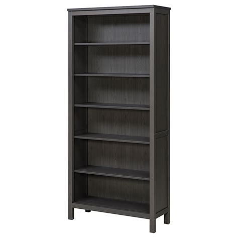 Hemnes Bookcase Dark Gray Stained 35 38x77 12 Ikea