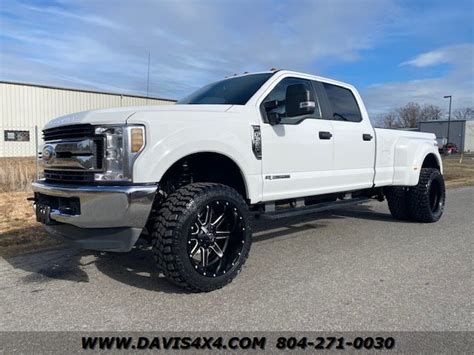 2018 Ford F 350 Super Duty Crew Cab Long Bed Dually 4x4 Diesel Lifted