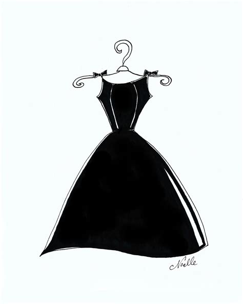 Black Dress Clip Art