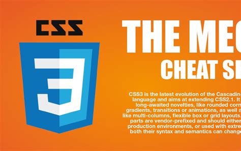 Must Have Css Cheat Sheets For Web Designers Styleshout