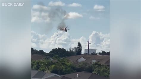 Florida Helicopter Crash 2 Dead After Fire Rescue Chopper Crashes Into Pompano Beach Apartment