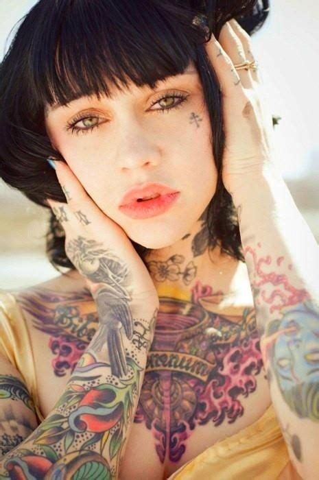 Inked Girls Tattoos Tatts Chicquero Beautiful Girl Tattoos Inked Girls Punk Girl