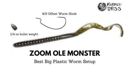 Bass Fishing Big Worms Best Rig Bass Fishing Plastic Worms Bass