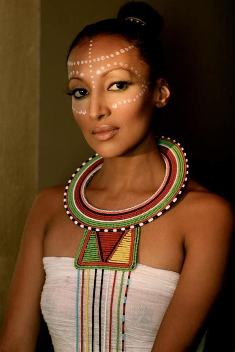 Jessica Beshir Ethiopia African Beauty African Tribal Makeup