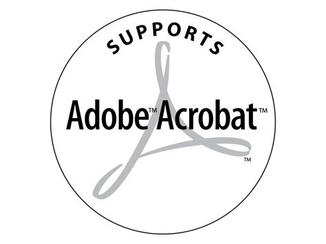 Adobe Acrobat Supports Logo Png Transparent Logo