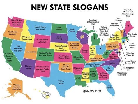 50 Hilarious Maps Of The Us Far And Wide