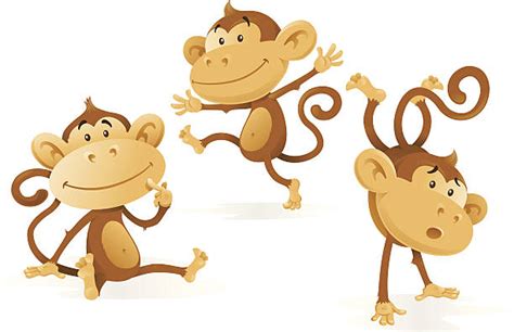 Three Monkeys Illustrations Royalty Free Vector Graphics And Clip Art