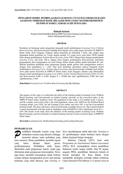 Seketika membagi pdf menjadi satu halaman tersendiri, mengekstrak halaman spesifik untuk membentuk dokumen pdf baru. (PDF) PENGARUH MODEL PEMBELAJARAN LEARNING CYCLE DAN ...