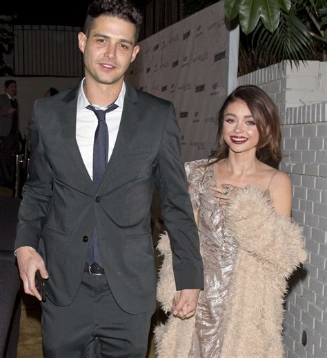 Sarah Hyland and Wells Adam – Leaving a private party in West Hollywood