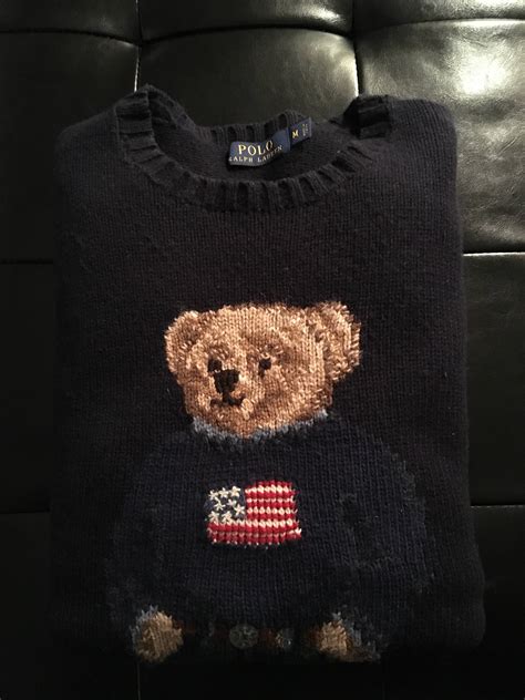 Ralph Lauren Teddy Bear Sweater Grailed