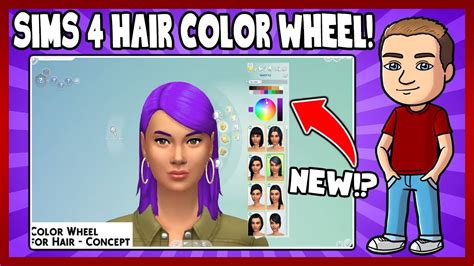 Sims 4 Hair Color Wheel Youtube