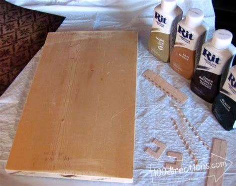 Staining Wood With Rit Dye 100 Directions