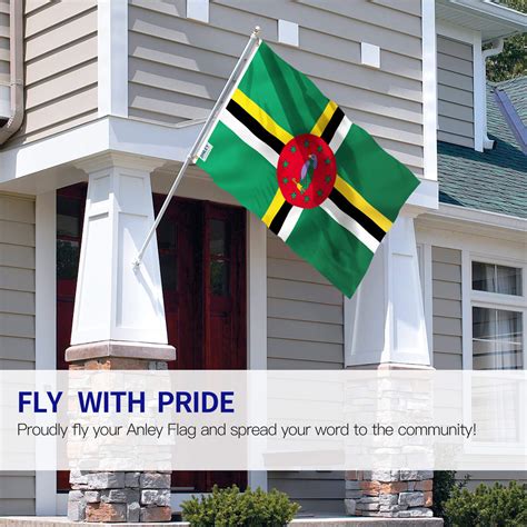 Fly Breeze Dominica Flag 3x5 Foot Anley Flags