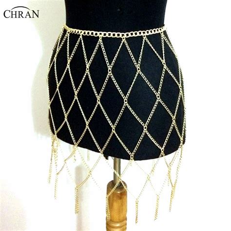 Aliexpress Buy Chran Chains Tassel Waist Belt Fringed Bikini