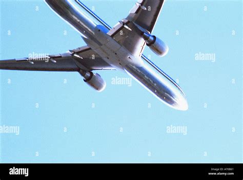 Passenger Aircraft In Flight Stock Photo Alamy