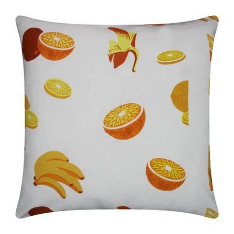 multi 100 cotton fruits print cushion cover size 40 x 40 cm at rs 70 piece in karur
