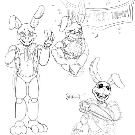 Spring Bonnie Coloring Pages Coloring Home