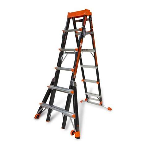 Little Giant Ladders Select Step 6 To 10 Ft Fiberglass Adjustable Step