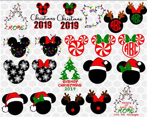 Disney Christmas Svg Bundle Christmas Svg Mickey Christmas Image 0