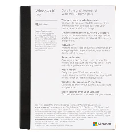Microsoft Windows 10 Pro Retail Fpp 3264 Bit Multilanguage Usb 30