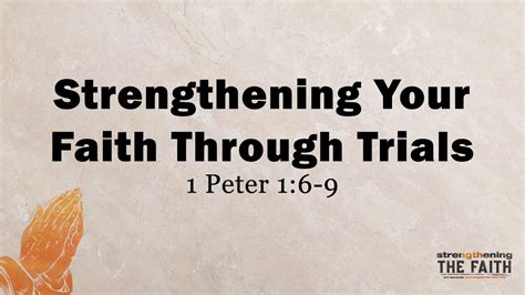 Strengthening Your Faith Through Trials - YouTube