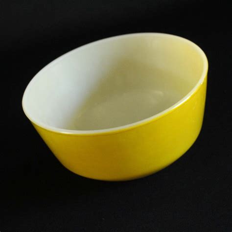 Fire King Bright Yellow Mixing Bowl Anchor Hocking Ovenproof Etsy
