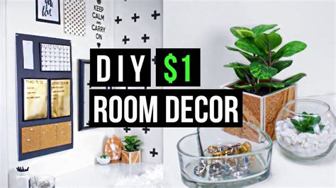 No hometalk pins recipes, fashion, tumblr, etsy, #ads, products or sponsored. DIY $1 ROOM DECOR! 2015 Tumblr + Pinterest Inspired - YouTube