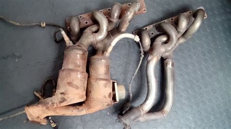 By increased rpm, co is 0.5 % (allowed norm: BMW E90 N46 Decatted Exhaust Manifold | Garage 808