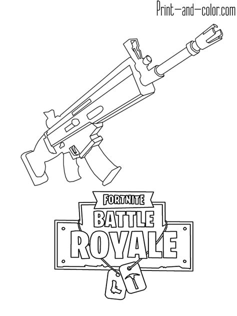 Find out about damage, stats, rarity, and magazine size of the shotgun weapon class in fortnite! Fortnite coloring pages | Print and Color.com