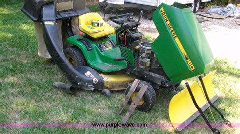 John Deere 160 Lawn Mower In Wamego Ks Item B1406 Sold Purple Wave