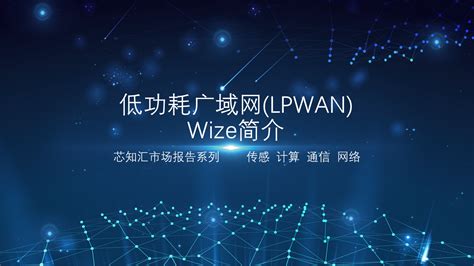 低功耗广域网lpwan技术 Wize简介 知乎