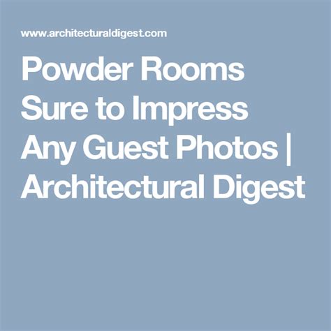 Powder Rooms Sure To Impress Any Guest Powder Room