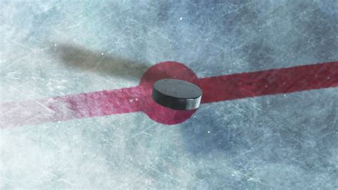 Hockey Puck Drop Animated Puck Stock Footage Video 100 Royalty Free